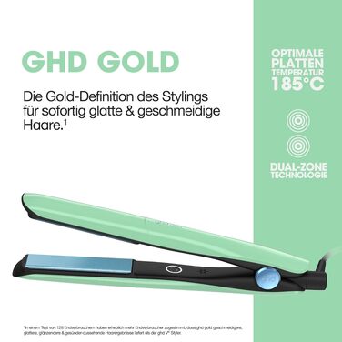 Випрямляч для волосся ghd gold Glätteisen: багатофункціональний стайлер для гладкості та ефекту анти-фриз (Jelly Mint)