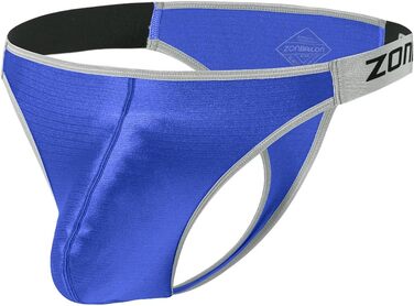 Танга чоловіча BIATWOWR (блакитна, M) – сексуальна білизна з м'якої тканини