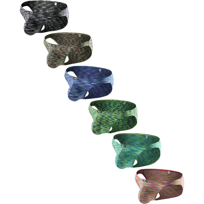 Сліпи iKingsky для чоловіків, 6 шт. у наборі: великий мішечок, швидковисихаючі, сексуальні, низька талія