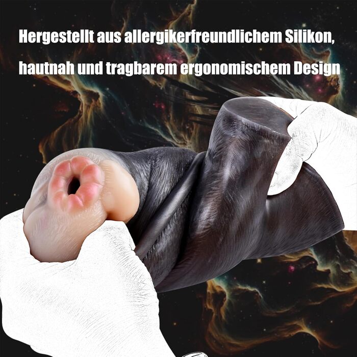 Реалістичний мастурбатор Seckoe Tier Taschenmuschi для чоловіків, з анімальною вагіною та анальним тунелем