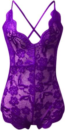 Жіноча мереживна бюстгальтер та труси Reizwäsche WILLBET 4XL, S (20240305cmhqq389lila2)