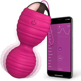 Вібратор з дистанційним керуванням та керуванням через додаток, 12 режимів вібрації, стимулятор G-точки та клітора, портативний анальний дилда для жінок та пар