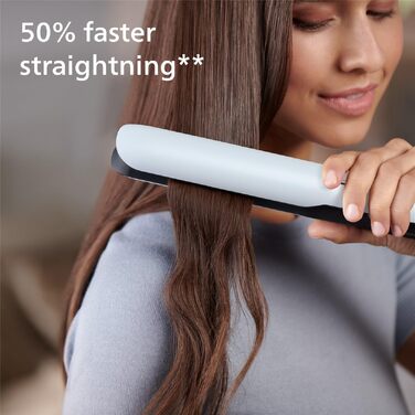 Випрямляч для волосся Philips серії 5000 з технологією ThermoShield, білий (BHS520/00)