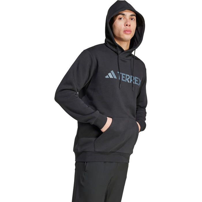 Чоловіче худі Adidas Terrex Multi Large Logo чорного кольору, розмір XL