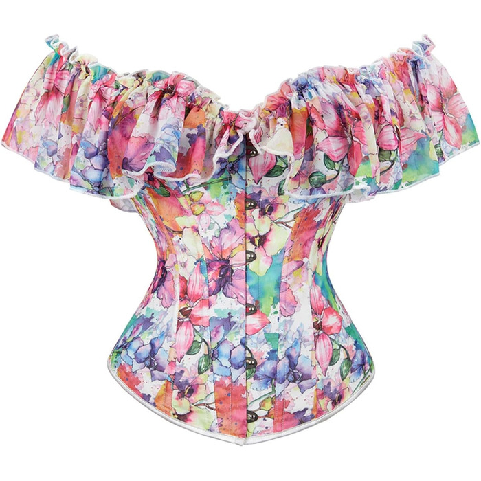 Корсет для схуднення Daen Korsett Waist Cincher - корсет-топ, великі розміри, багатобарвний (M)