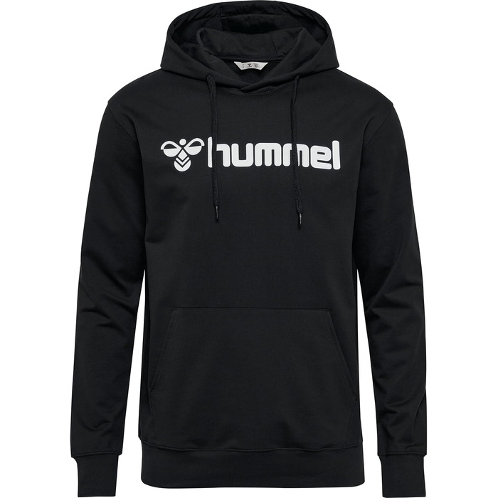 Чоловічий худі Hummel Hmlgo з регульованим поясом, органічна бавовна, чорний, розмір 3XL