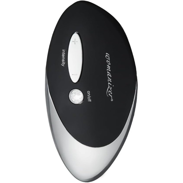 Womanizer PRO W500 - жіночий вібратор, стимулятор клітора, GOLD EDITION, чорний, хром