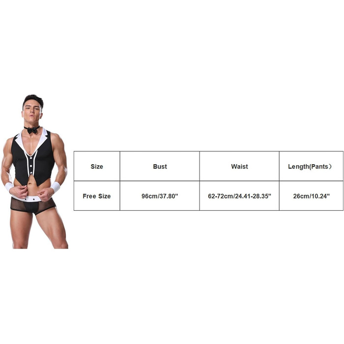 Сексуальний комплект нижньої білизни для чоловіків: труси-сліпи, метелик, кальсони, жіночі панчохи-стрінги. Чорний колір, універсальний розмір, преміум-якість, еластичний.