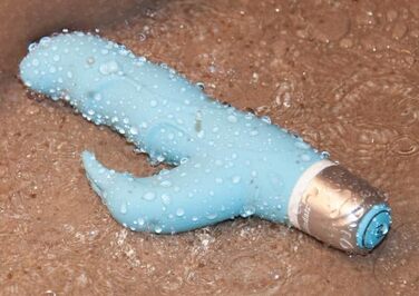 Вібратор для жінок Belladot Barbro Rabbit - блакитний, для клітора та G-точки, 7 режимів, для подвійного задоволення