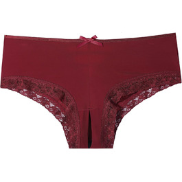 Бікіні Verano для жінок без трусиків, мереживний пояс, трусики, шовковий бікіні, колір бордовий