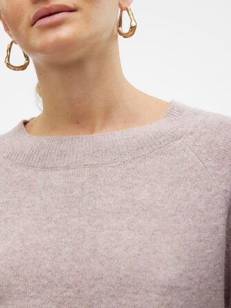 Жіночий в'язаний светр Vero Moda VMDOFFY, колір Woodrose, розмір L