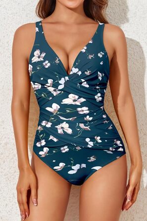 Світшот Smismivo для жінок з ефектом корекції фігури, Push Up, квітковий принт, темно-зелений (S)