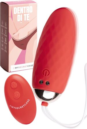 Vibro Ei для дорослих з пультом керування - вібратор для чоловіків, жінок та пар, стимулятор G-точки, червоний