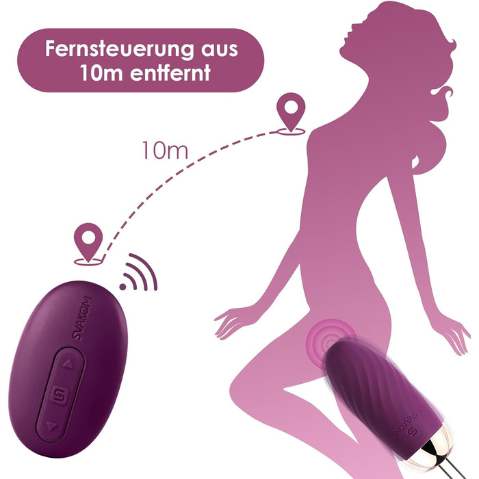 Вібратор Deluxe Vibro Ei з дистанційним керуванням: тихий, потужний, 26 режимів вібрації, стимулятор G-точки та клітора, анальний вібратор-дилда, іграшки для пар