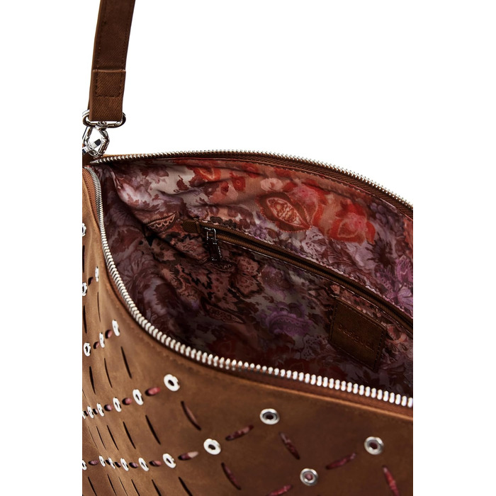 Жіноча сумка через плече Desigual Leiria Yankee, колір верблюжий (camel brown)