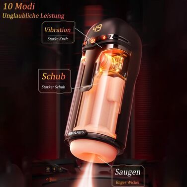 Електричний мастурбатор Jpscor з функцією APP, телескопом та вібрацією для чоловіків