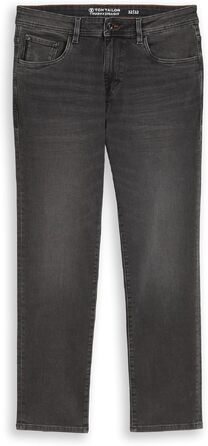 Чоловічі джинси Tom Tailor TTMARVIN Straight з еластичним стрейчем, темно-сірі (Used Dark Stone Grey Denim), 30W/32L