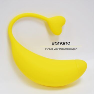 Вібруюче яйце-банан: пульсуючий масажер для дорослих з дистанційним керуванням