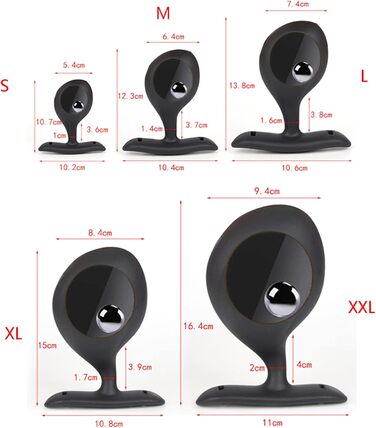 Анальний плагін Jinqian з силікону з металевою кулею, носимий дилда, Buttplug з ханесом, ременем, великі анальні кулі, анальний плагін, дилататор, секс-іграшка для жінок та чоловіків (золото)