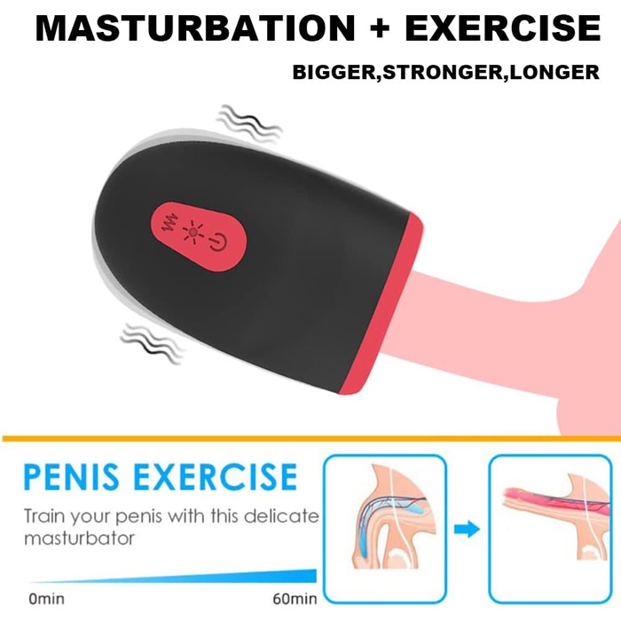 Електричний мастурбатор для чоловіків з 6 режимами вібрації, автоматичний стакан, SM еротичний стимулятор