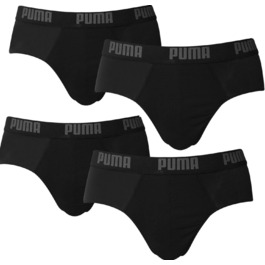 Труси боксер чоловічі Puma Basic 4 шт. в чорному кольорі, розмір L