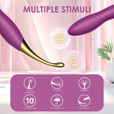 SVAKOM Вібратор для жінок, секс-іграшка з 10 режимами вібрації та 2 насадками, стимулятор клітора, преміум-якість