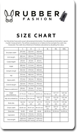 Костюм-комбінезон з лаку PVC Rubberfashion для жінок, чорний, XL