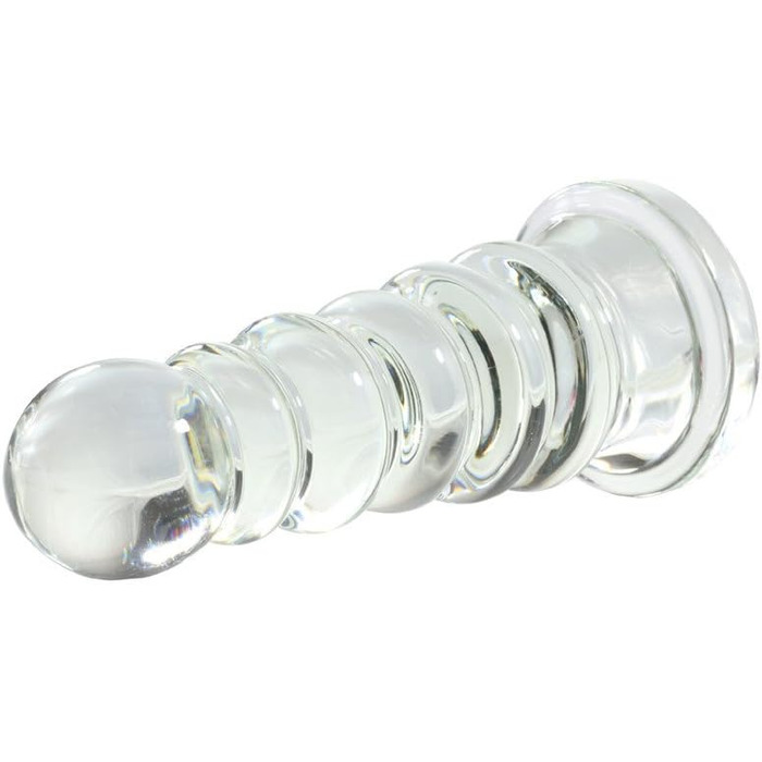 Анальні кульки зі скла OnundOn - великі, діаметр 8 см - іграшки для пар