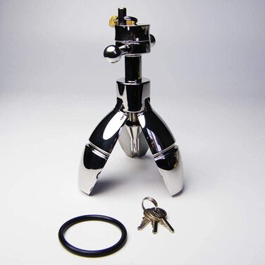 Анальний дилататор з нержавіючої сталі XXL для жінок та чоловіків - Keuschheitsgürtel, Buttplug, Asslock