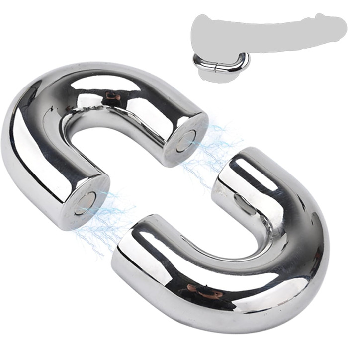 Чоловічий магнітний вага для яєчок, кільце для яєчок, кільце для стимуляції, для чоловіків, срібло, L