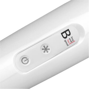 Вібратор для жінок BuyAndFeelGood 20 Vario/10 Speed - Іграшка для дорослих, масажер, Magic Wand з сумкою, акумуляторний, білий