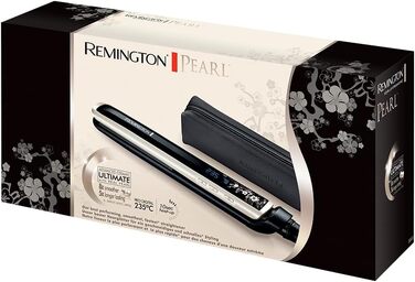 Випрямляч для волосся Remington Pearl S9501 з керамічним покриттям та перлами, LCD-дисплей, 150-235°C, з чохлом