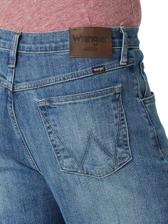 Чоловічі робочі штани Wrangler Flame Resistant Regular Fit Jean, вогнетривкі, сталево-сині, розмір 40W / 32L