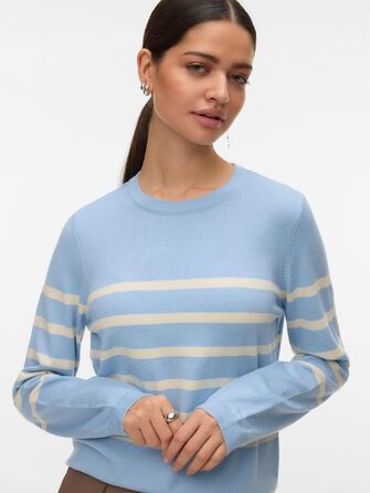 Жіночий трикотажний пуловер VERO MODA VMABA Cashmere Blue (розмір L)