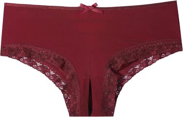 Бікіні Verano для жінок без трусиків, мереживний пояс, трусики, шовковий бікіні, колір бордовий