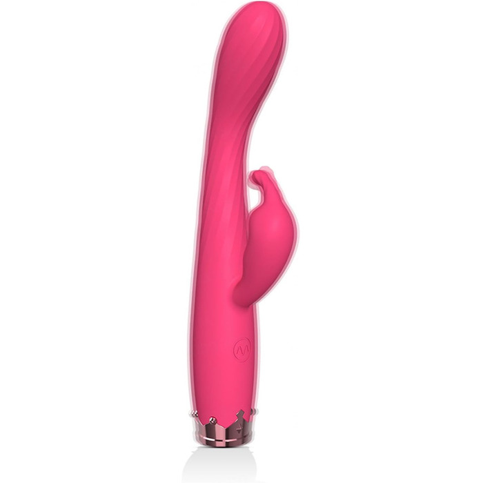 Вібратор G-Punkt Silikon з 10 режимами вібрації для жінок, масажер клітора, секс-іграшка, дildo, для жінок та пар, рожевий