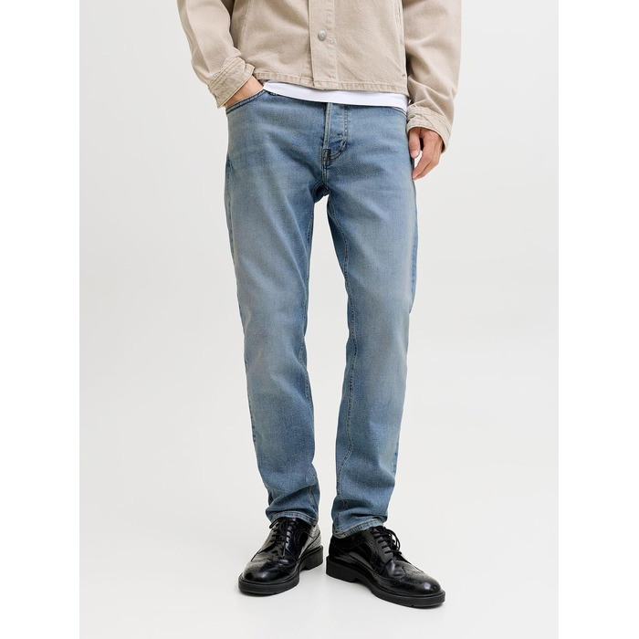 Чоловічі джинси Jack & Jones Jjimike Jjcooper St 335 Bf Tapered Fit, світло-блакитні, денім (31W / 32L)
