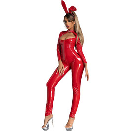 Жіночий боді з ластовицею, еротична спідня білизна, червоний боді з мереживом для пар, сексуальний костюм, блискавка в паховій області