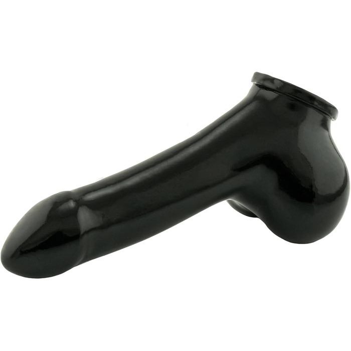 Чохол для пеніса з латексу M - 13 см, чорний, виготовлено в Німеччині