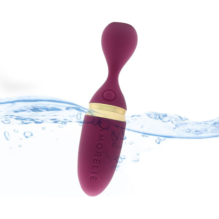 AMORELIE Flirt – Вібратор для пальців | Водонепроникний | З м'якого силікону, Червоний