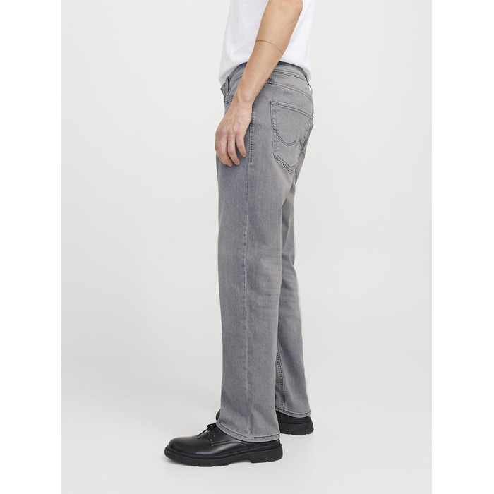 Чоловічі завужені джинси Jack & Jones JJIMIKE JJORIGINAL сірого кольору (32W / 32L)