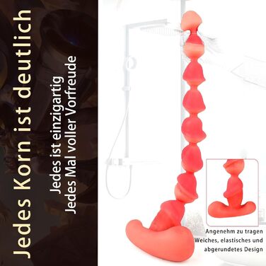 Силіконові анальні кулі Youxclian різних розмірів для сексуальної стимуляції (5/6/7/8 см)