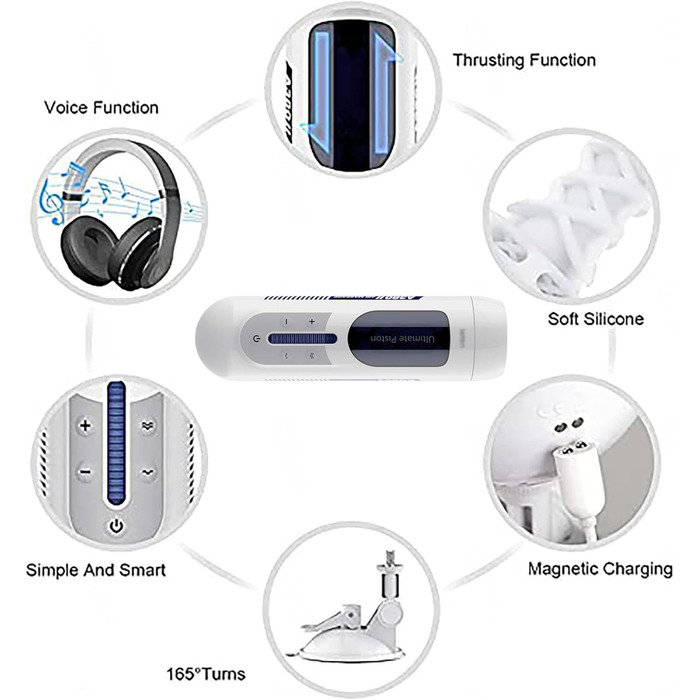 Автоматичний мастурбатор для чоловіків з телескопічними рухами - набір секс-іграшок