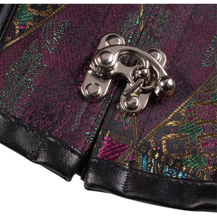 Жіноче корсетне бюстье - стимпанк корсет, сексуальна спідня білизна, корсаж, ліловий корсет, корсети та бюстгальтери, зменшення талії, сталеві кістки, готичний корсет, модель S