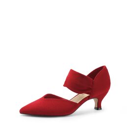 Жіночі туфлі-човники Dream Pairs з закритим носком, червоні, розмір 41.5 EU