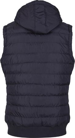 Чоловічий жилет з капюшоном Urban Classics Small Bubble чорного кольору, Streetwear Basics, розмір L