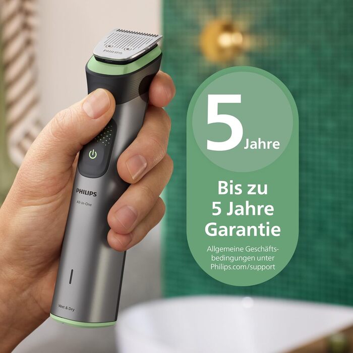 Тример Philips Multigroom 7000 MG7962/30 19-в-1 для обличчя, волосся та тіла, з самозатовчуваними лезами та 26 налаштуваннями довжини (0,5-20 мм)