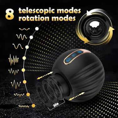 Електричний мастурбатор-кубок LZMYZ з 8 вібраціями для чоловіків, автоматичний пеніс-вібратор, вологостійкий секс-іграшка