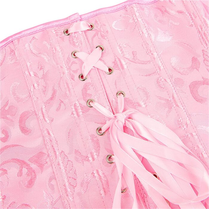 Корсет Sxybox для під грудьми, шнурівка, корсаж, бюстгальтер, рожевий, для Хелловіну та карнавалу