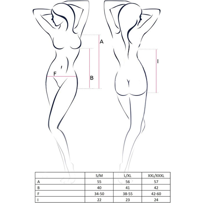 Selente Luxury Love: Комплект жіночої білизни з атласної маски для очей (вироблено в ЄС), L-XL, червоно-білий